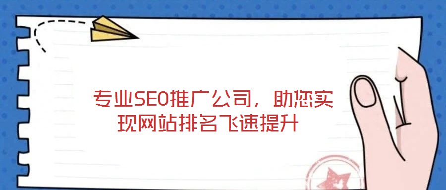 專業SEO推廣公司,助您實現網站排名飛速提升